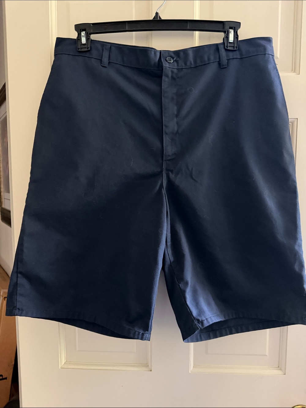 Dickies Navy Flat-Front Work Shorts